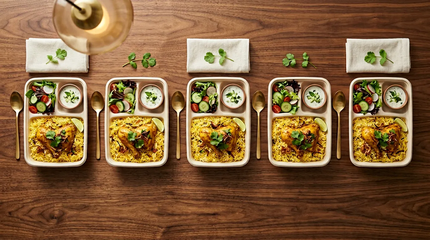 Corporate Office Lunches at Biryani Qabila, Lahore — Fresh, customizable lunches for teams of all sizes.