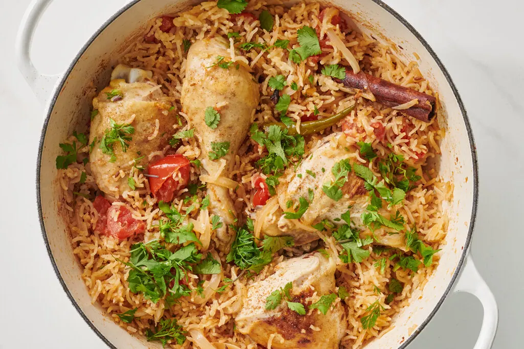 Jumbo Chicken Pulao at Biryani Qabila, Lahore